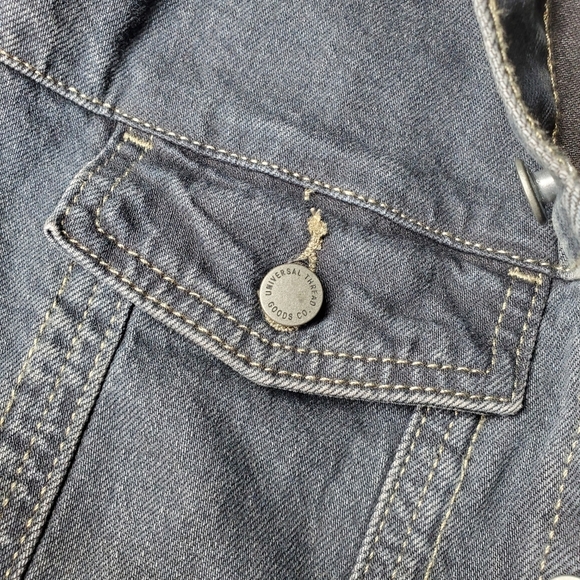 NWT Universal Thread Long Sleeve Black Wash Denim Maxi Dress Women's Size 0 - Picture 11 of 16